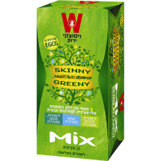 Зеленый чай микс со стевией Wissotzky Skinny Greeny green tea Wissotzky 25 пак*1.5 гр